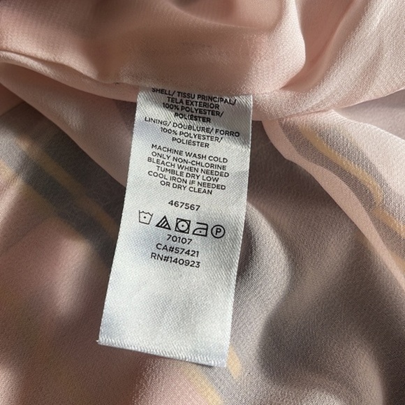 Ann Taylor LOFT Women Pink Sleeveless Blouse medium - Picture 6 of 7